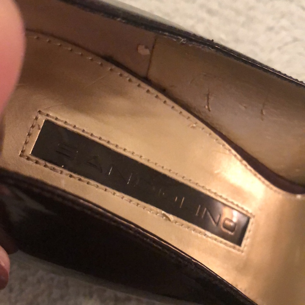 Bandolino Chocolate Brown Women's Heels with Buckle Detail - Picture 2 of 12